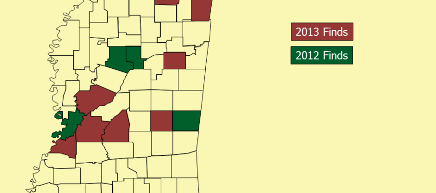 Mississippi Kudzu Bug Update: 7/12/2013