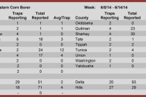 Insect Trap Counts, June 13, 2014