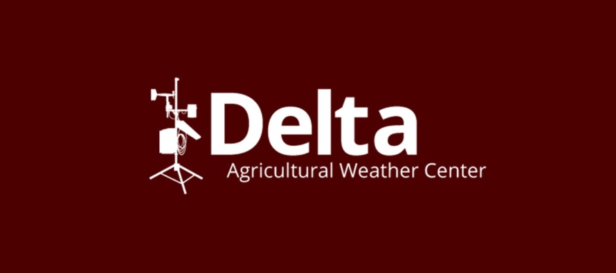 Real Time and Past Rainfall events in Mississippi are Available on the Delta Agricultural Weather Center’s Website